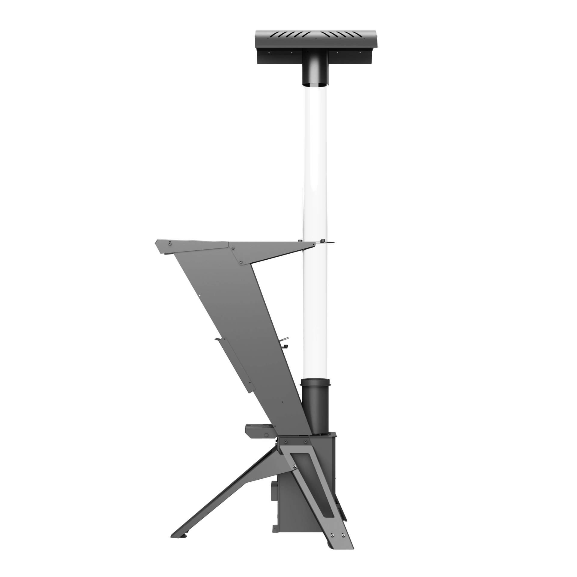 Dıamond Z Manuel Dış Mekan Roket Tipi Camlı Pelet Soba