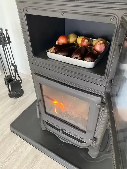 Madrid Dikey Kuzineli Döküm Soba